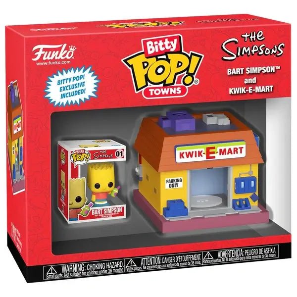 Funko Bitty Pop! Town - The Simpsons Bart Simpson & Kwik-E-Mart Funko