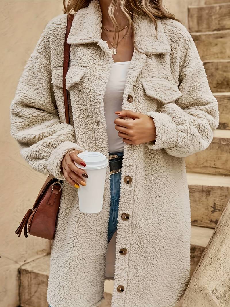 Zoom Manteau Elize Peluche