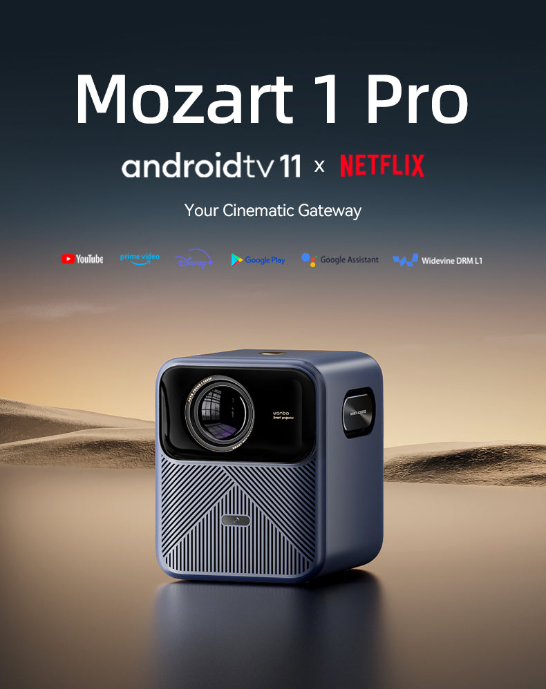 Wanbo Mozart 1 4K Smart Projector (Free COD), TV & Home Appliances, TV &  Entertainment, Projectors on Carousell