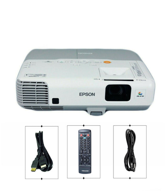 Epson PowerLite X39 3LCD Projector H855A 1080p w/Accessories – TeKswamp