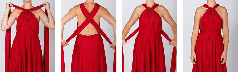 Multi Way Infinity Dress - Knotted Halter Style