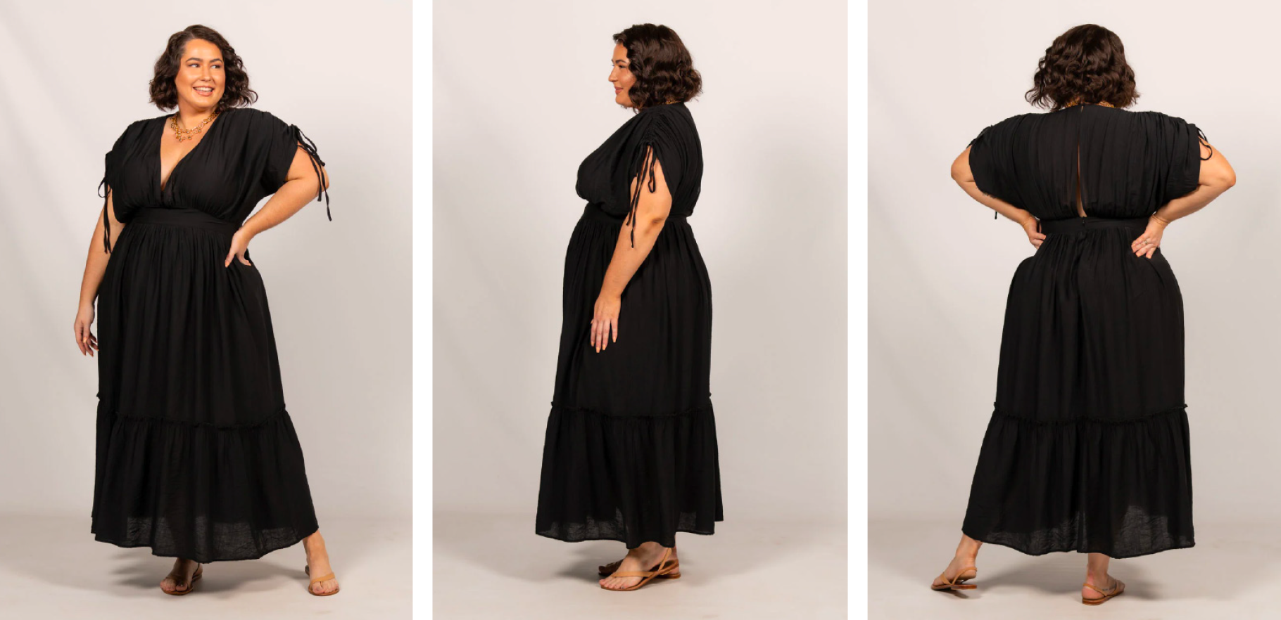 Black Sloane Maxi Dress