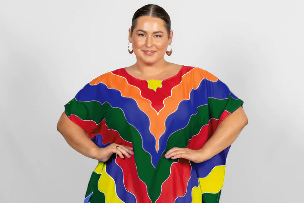 Maya Kaftan Dress in Tutti Frutti