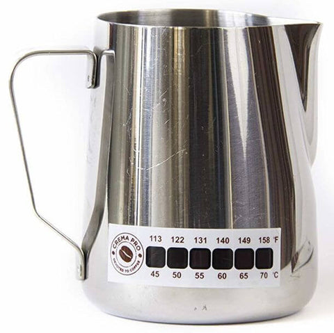 Thermometer World Milk Thermometer for Coffee with 175 mm Stainless Steel Probe Coffee Thermometer with Clip Professional Barista Milk Temperature