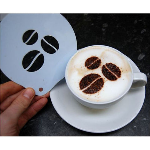 Konsait coffee stencil, 15 Pieces latte art stencils for Coffee Decora —  CHIMIYA
