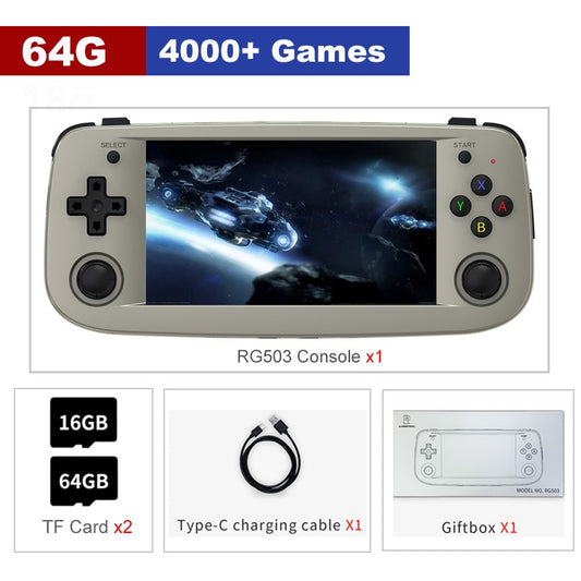 New Anbernic Rg405m Handheld Game Console 3000+ 4 Inch Ips Touch Screen  T618 - AliExpress