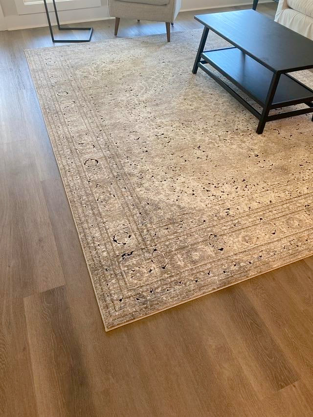 Gray Patterned Rug - 8x10