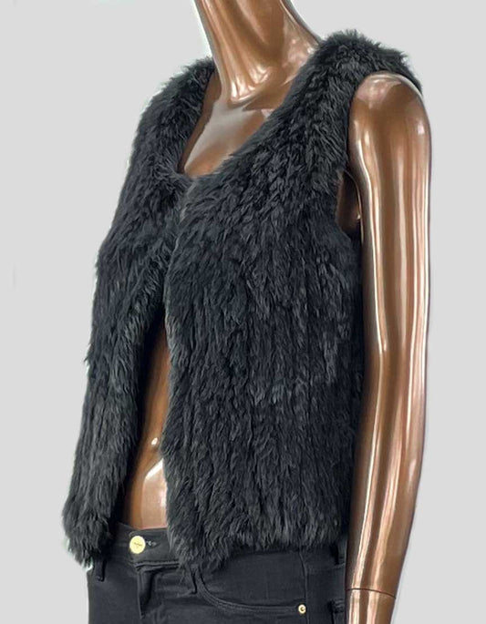 Haute hoodie rabbit fur vest – amandacarverdesigns