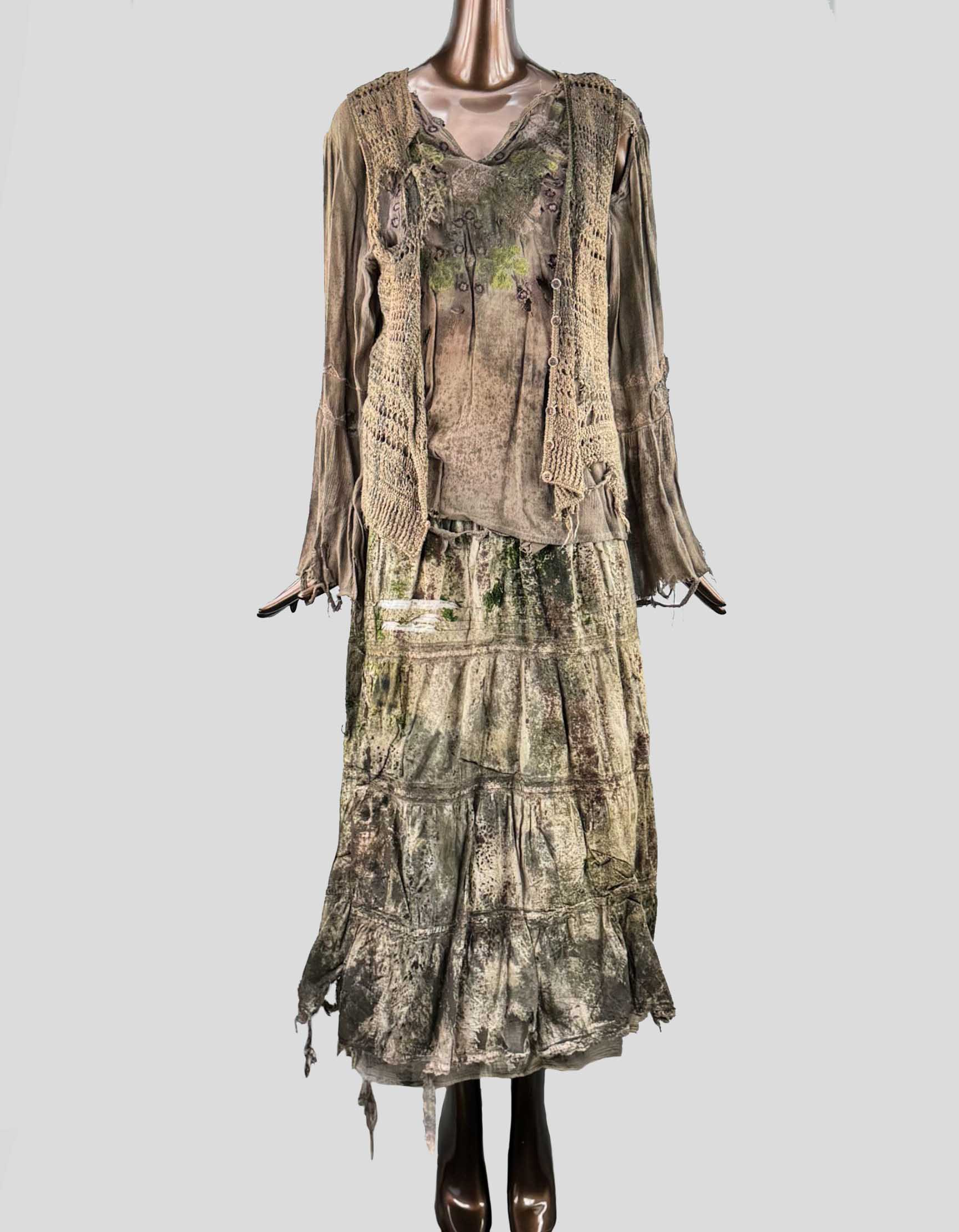 THE WALKING DEAD Women's Original Walker 4-Piece Costume (8 of 30) - X-Large - LuxAnthropy
