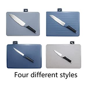 Charmline Smart Cutting Board and Knife Set, Self Cleaning 3 Color Coded  Chopping Boards, 4 Knives, Scissors and Knife Sharpeners, Drying Holder