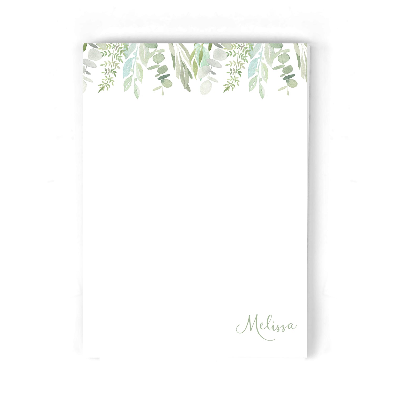 Greenery Waterfall Notepad