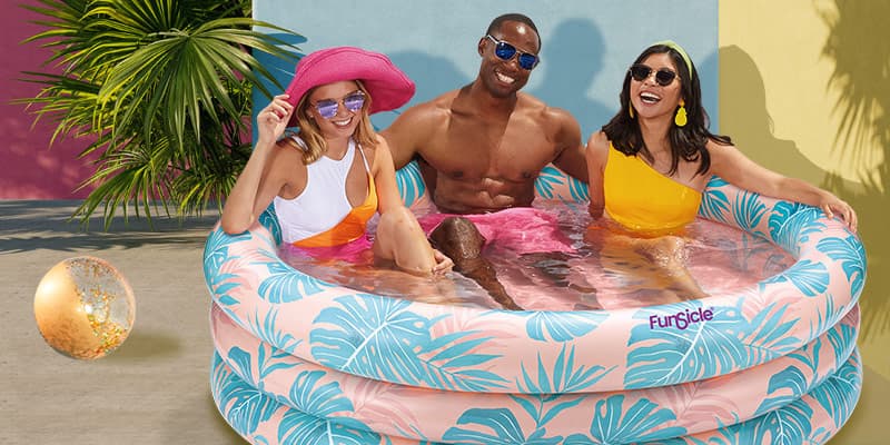 Funsicle Blue Palm Pool