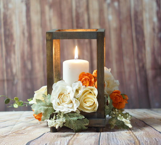 Rustic Wood Wedding Lantern, Open Top – GFTWoodcraft