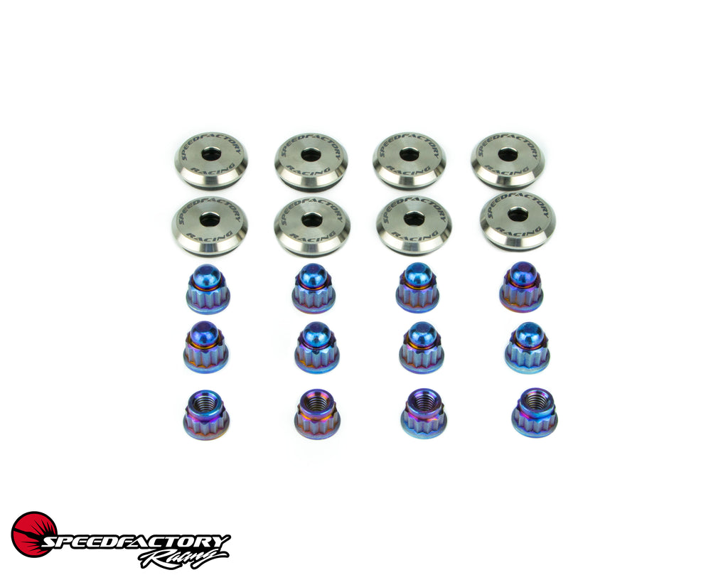 SpeedFactory Titanium Valve Cover Hardware Kit – B-Series VTEC