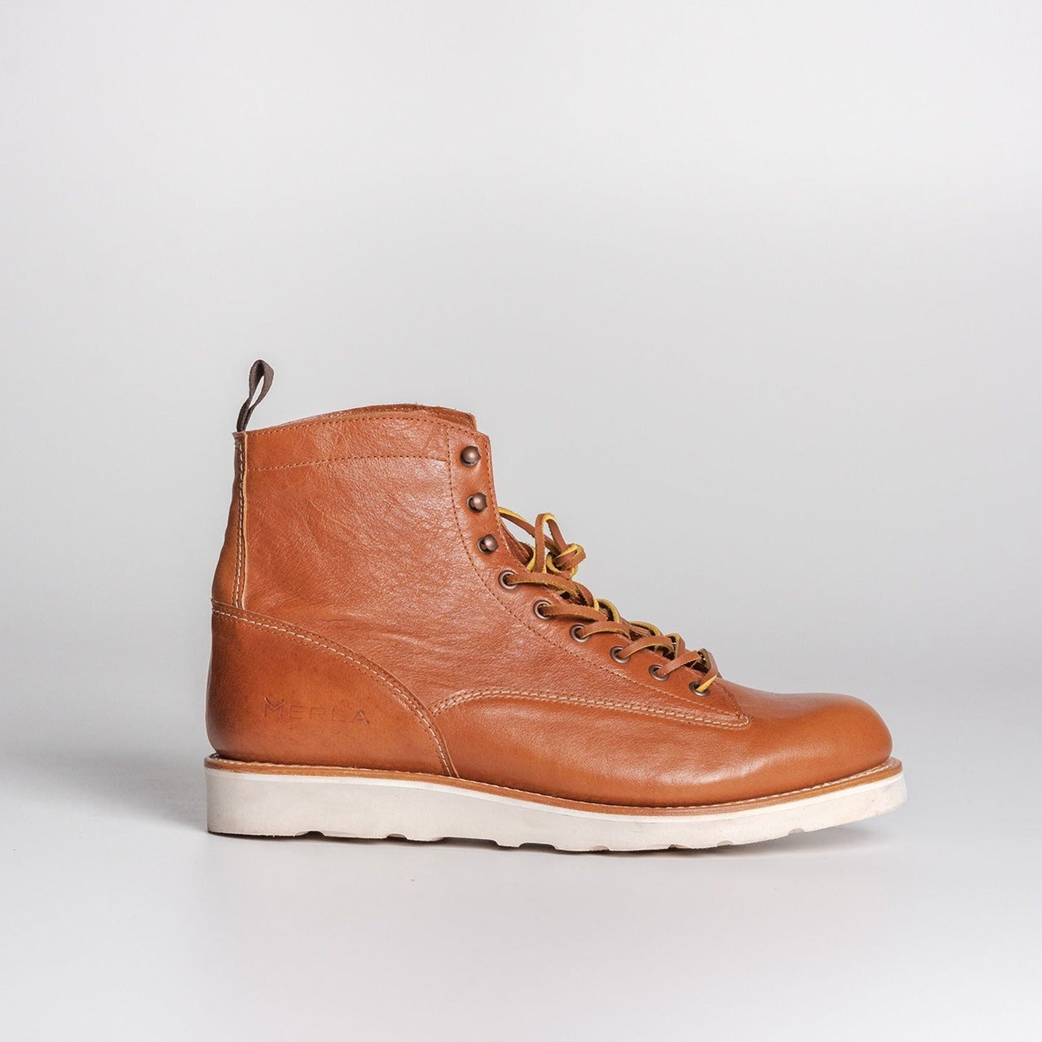 Premium Mens Tan Leather Boots