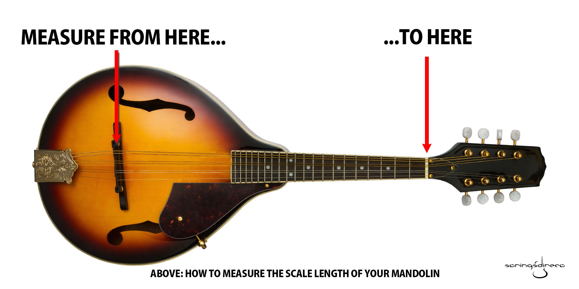 Mandolin Scale Length - Where to measure from and to