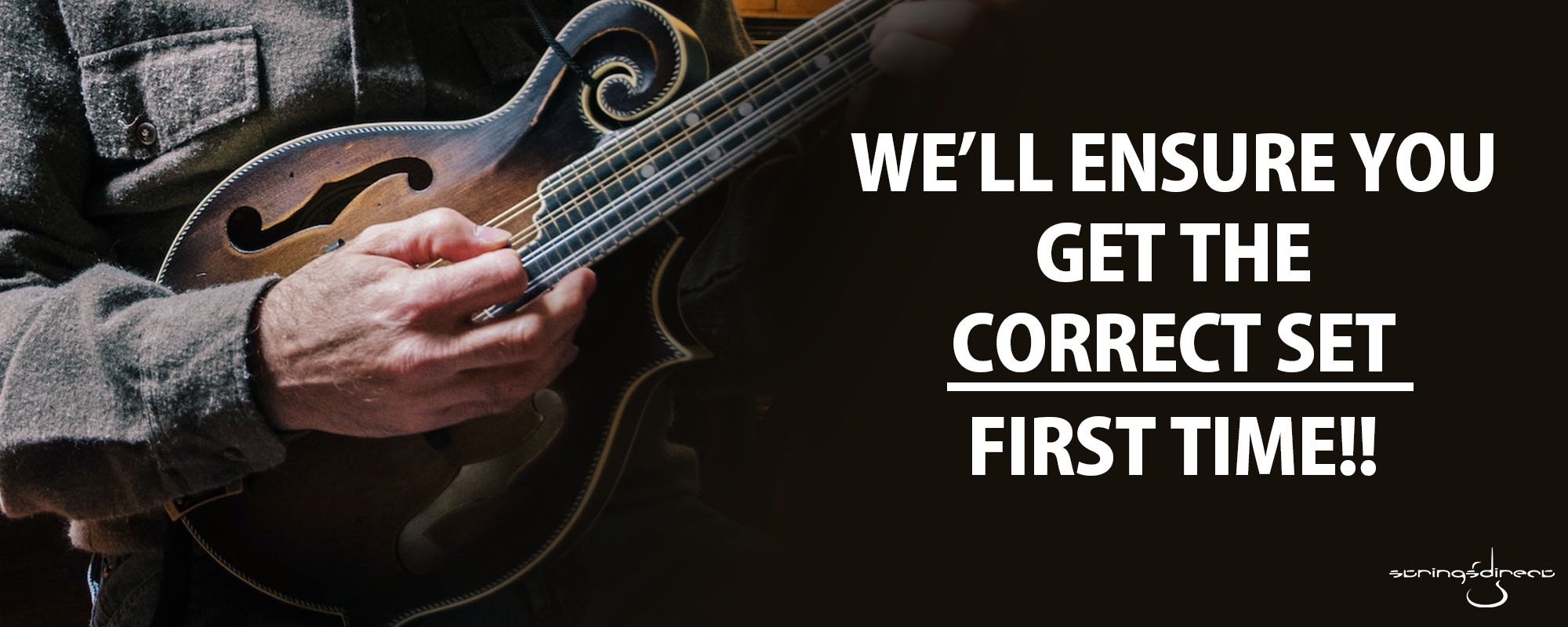 Mandolin Strings Beginners Buyers Guide - We'll ensure you get the correct set first time