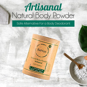 All-Natural Eco-Friendly Deodorant & Body Powder - for Skin, Hair, Baby, & Feet (Talc-Free) - Soulzen Wellness