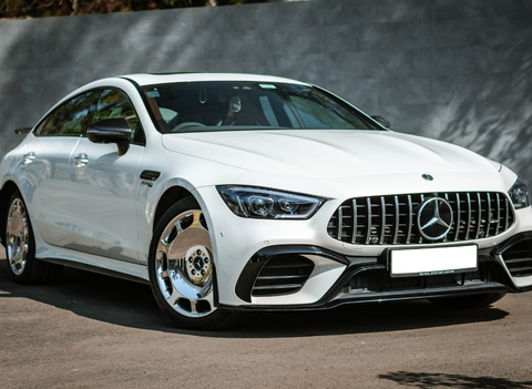 White Mercedes