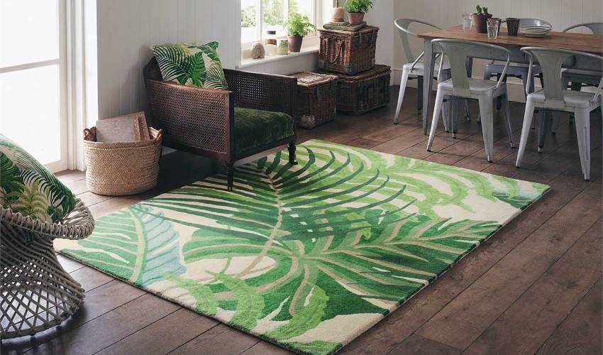 Add Natural Look With Green Nylon Rugs