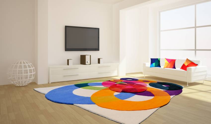Soft-Colored Wool Or Shag Rugs