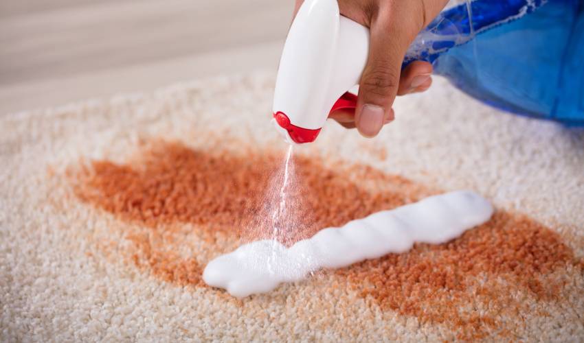 Spot Clean Rugs to Remove Visible Dirt