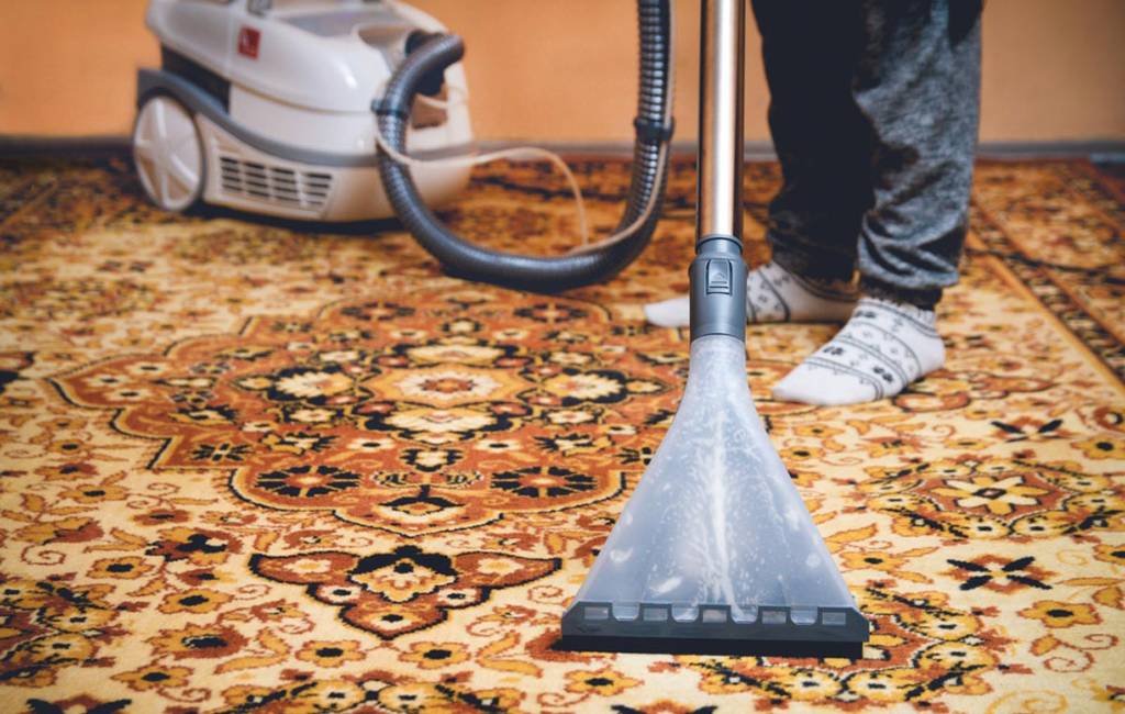 Steps to Rinse the Rug