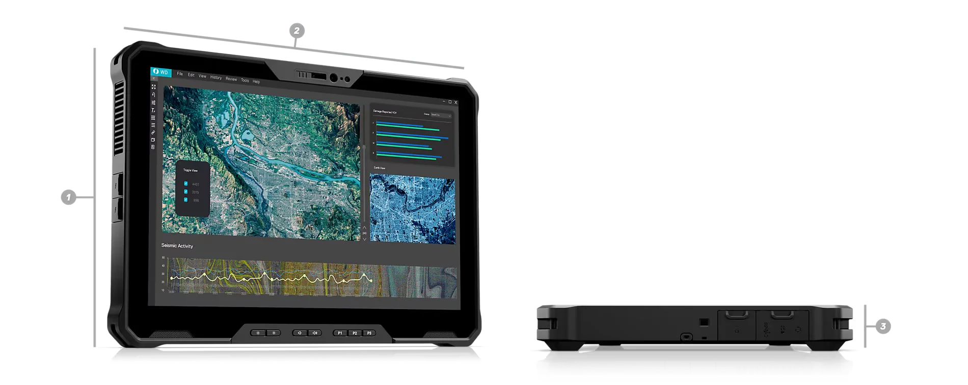 Dell Latitude 7230 Rugged Extreme Dimensions