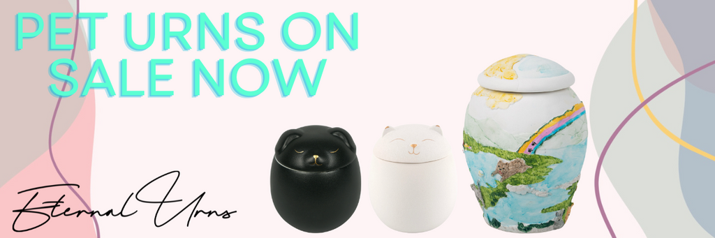 Pet urns on sale now