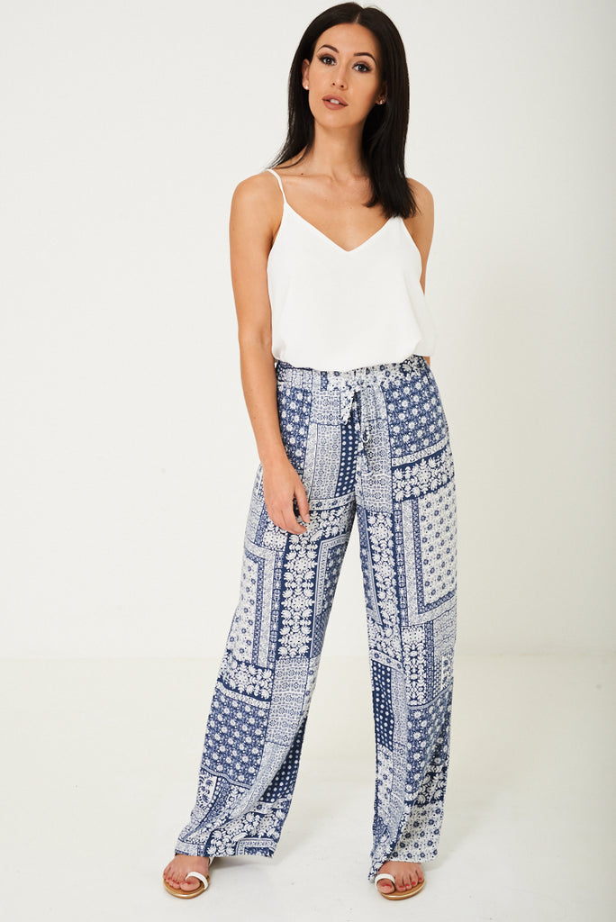 wide leg summer trousers