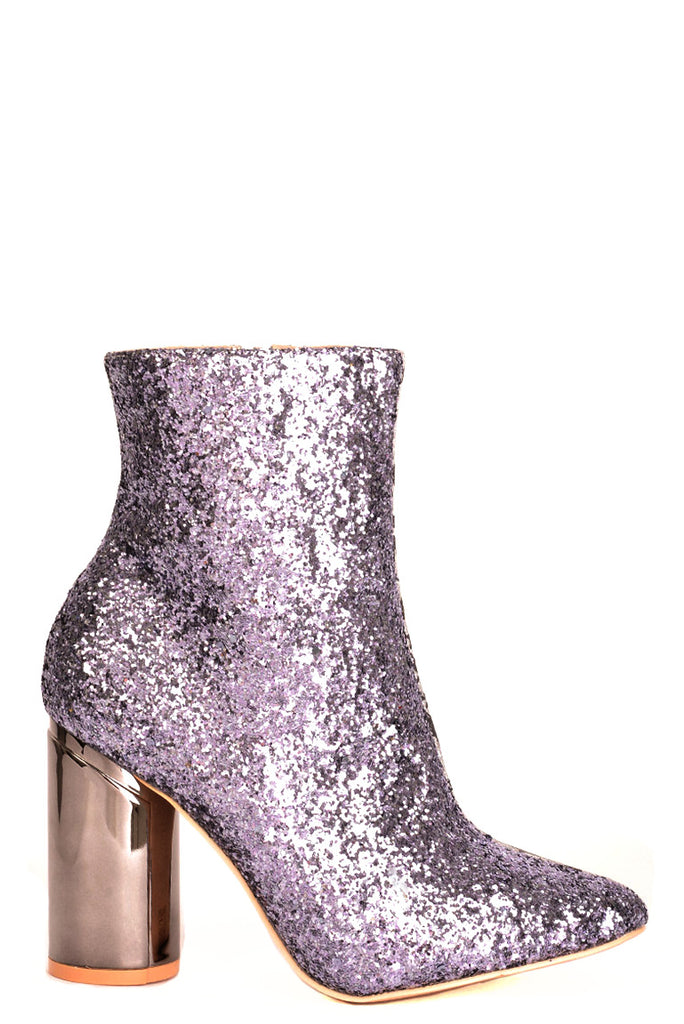 sparkly ankle boots