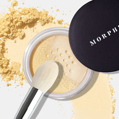 Setting Powder with Brush