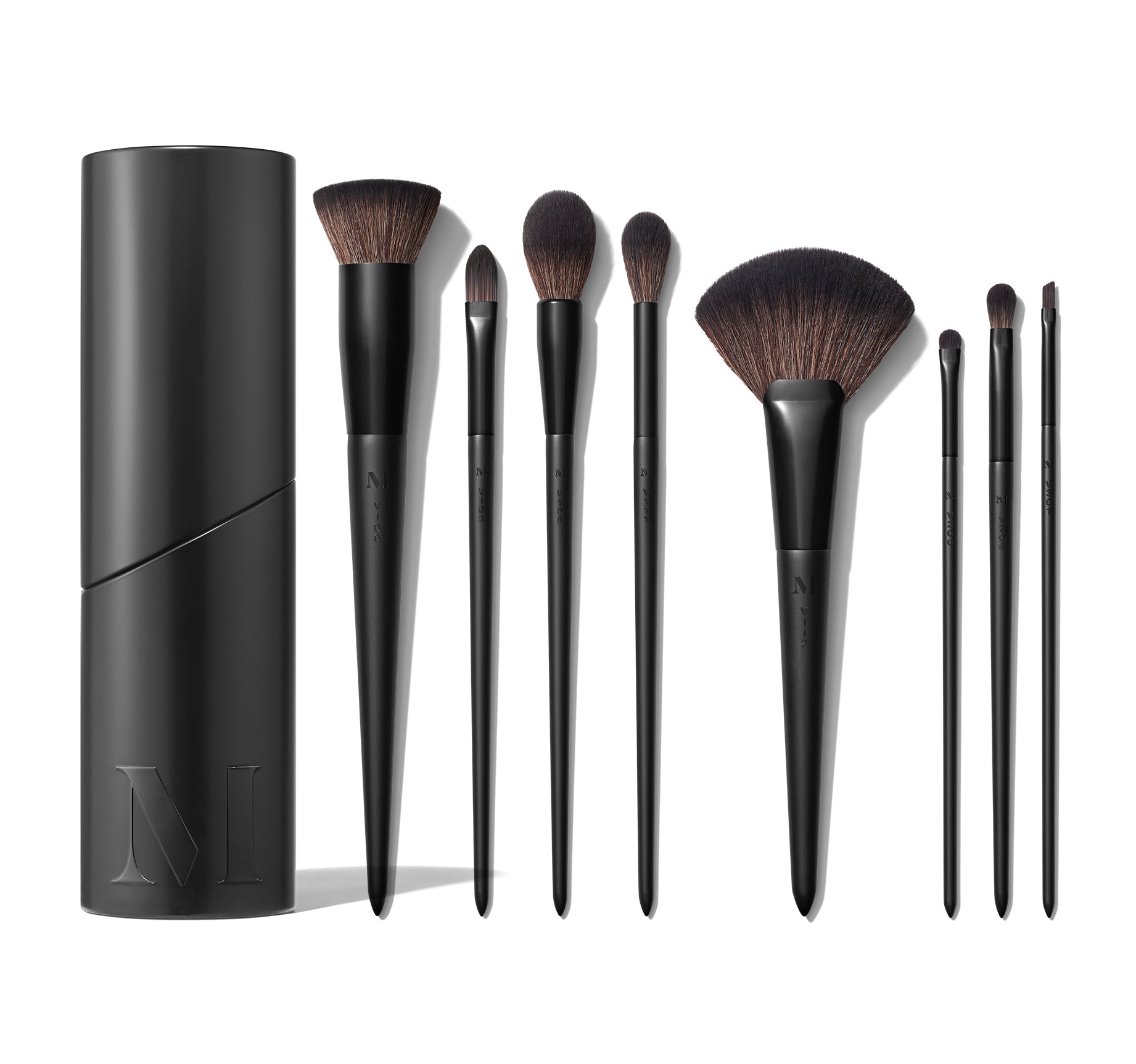 Vegan Pro 8-Piece Face & Eye Brush Set