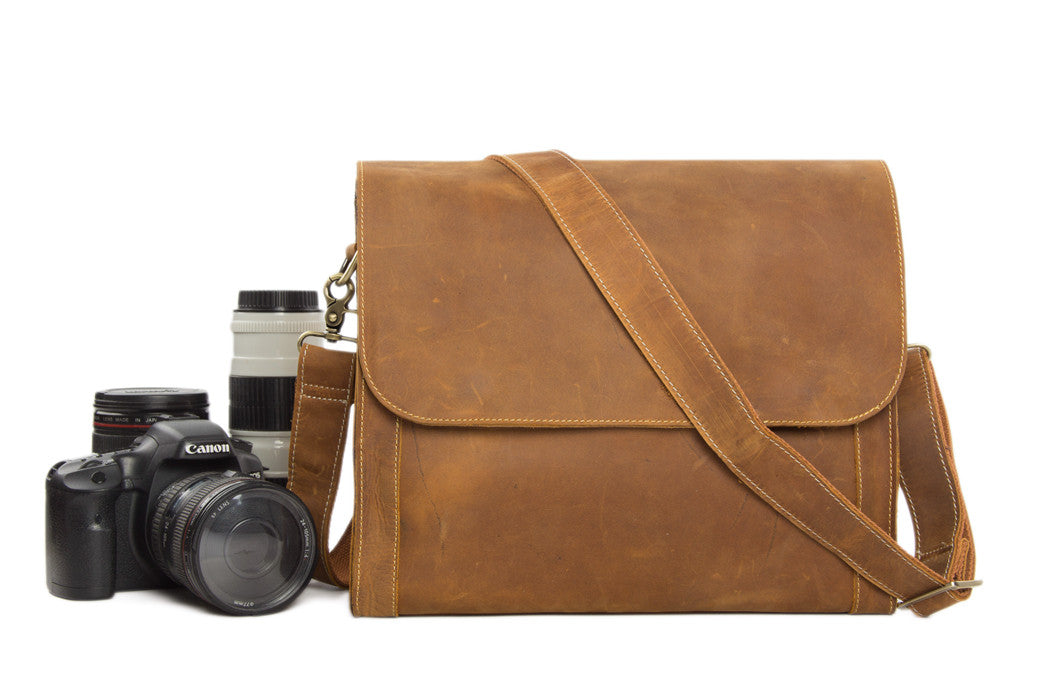 leather dslr camera bag