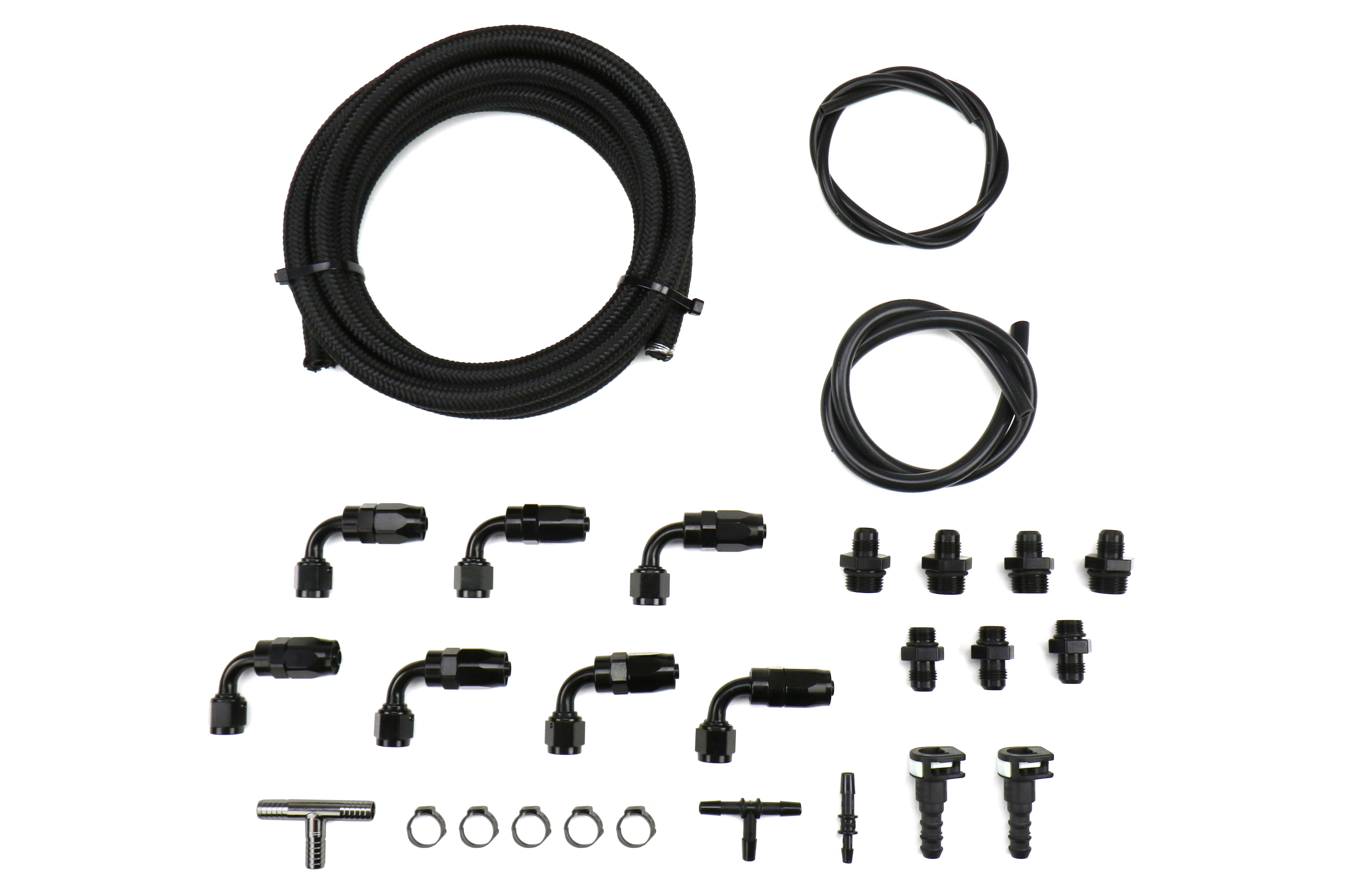 2105-2021 Subaru STI IAG Braided Fuel Line and Fitting Kit For IAG