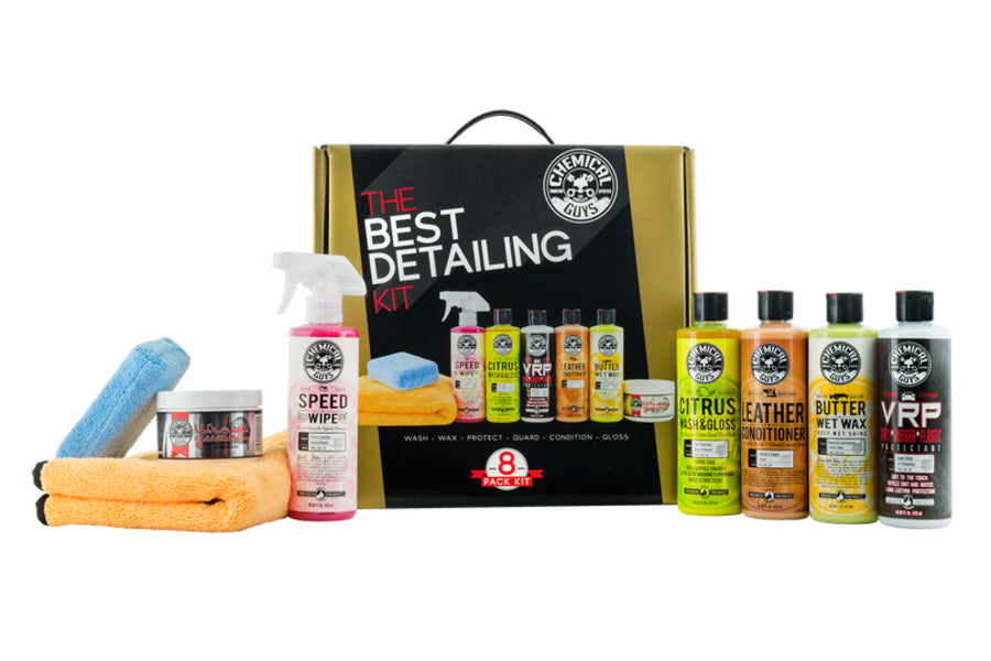 Chemical Guys Professional Wash & Shine Car Cleaning Kit (7 Essential  Products)