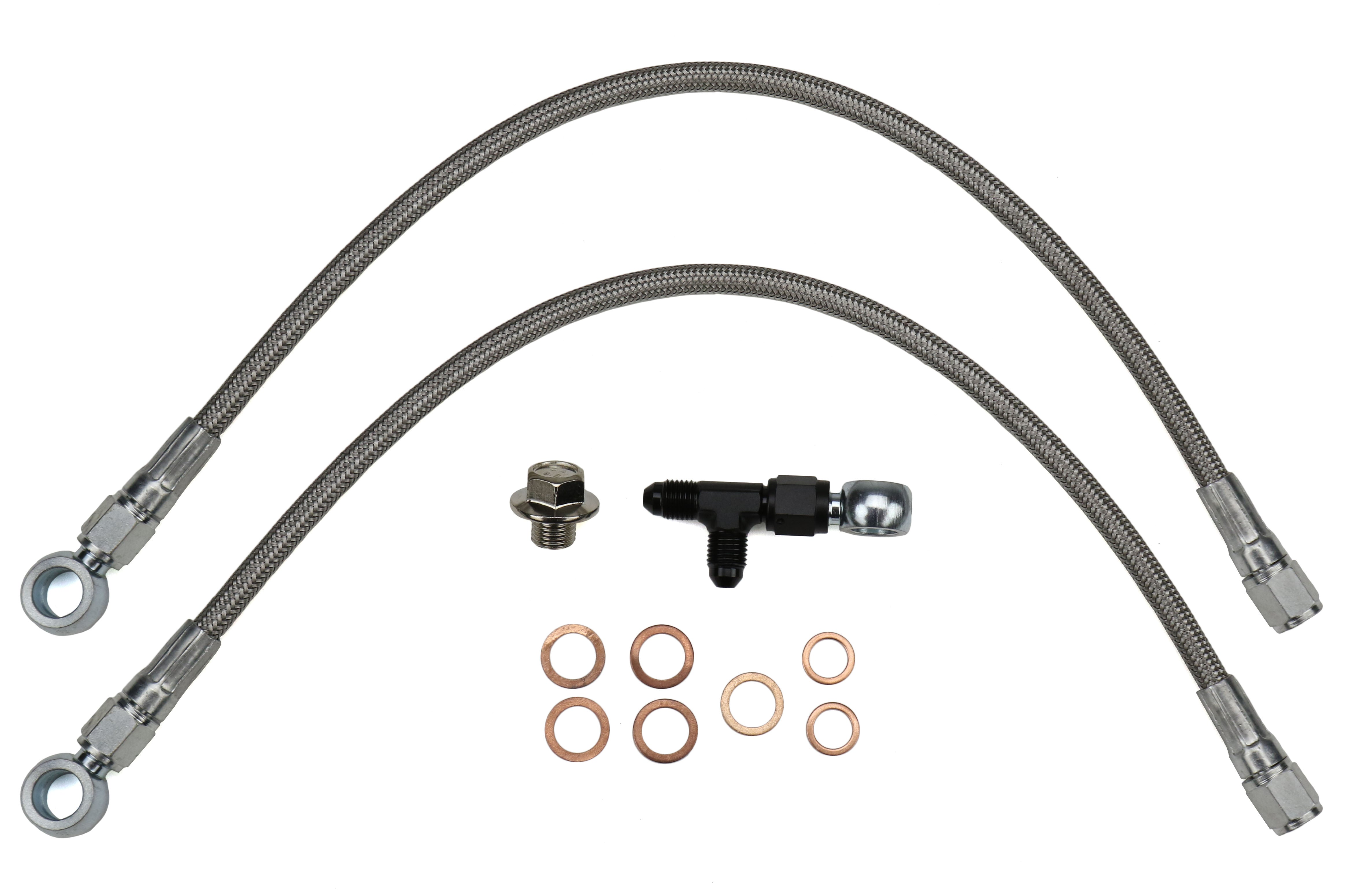 Torque Solution Turbo Oil Feed Line Kit - 2015-2021 Subaru STI / 1998-2013  Forester / 1993-2014 Impreza