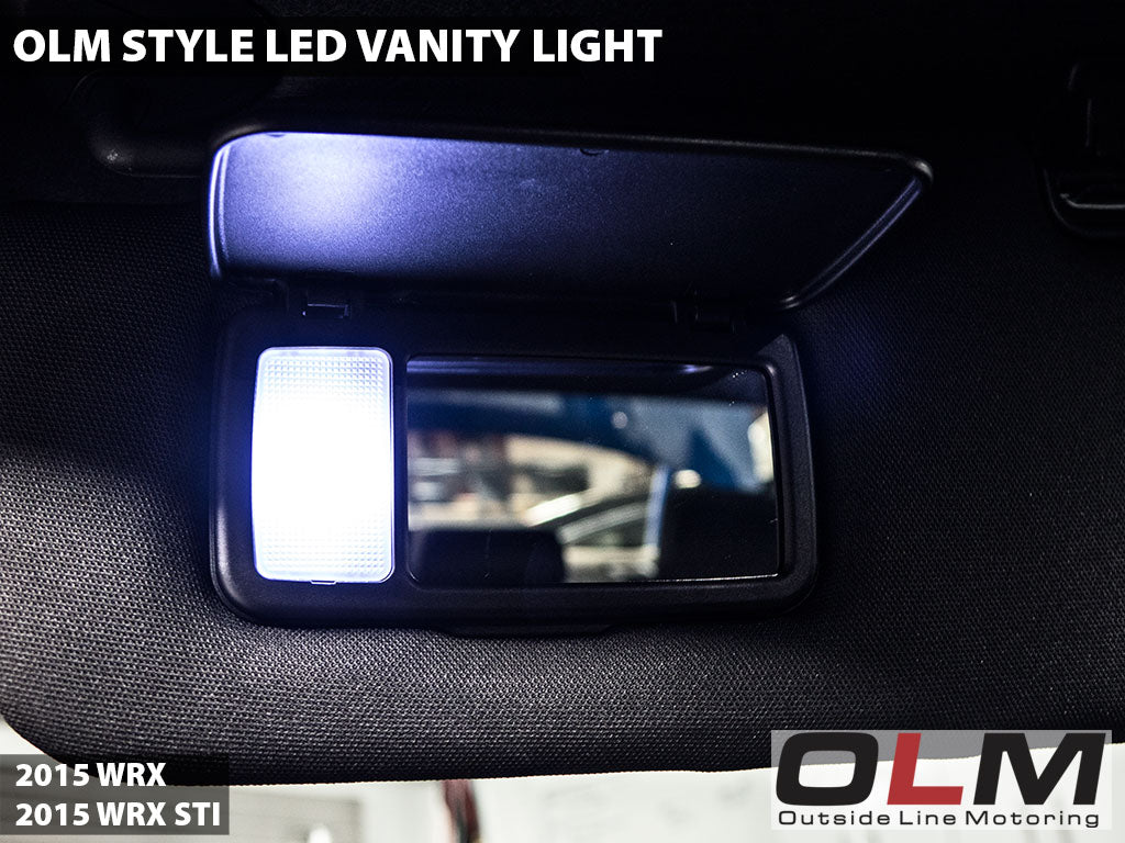 OLM Style Series LED Vanity Mirror Lights - 2015+ WRX / 2015+ STI