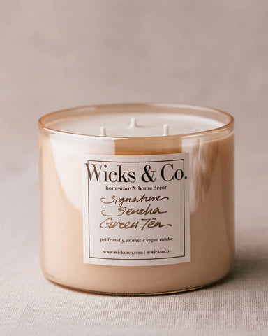 Triple wick candle at Wicks & Co.