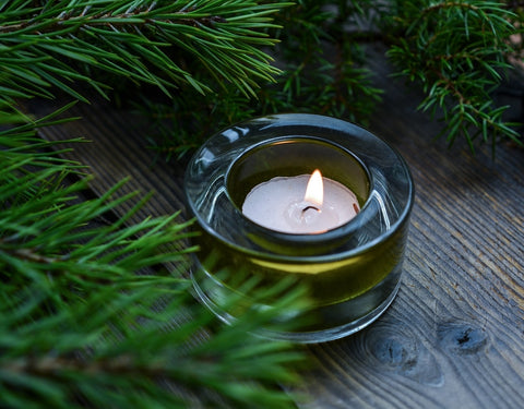 Pine and Candle