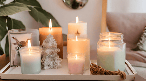 Eco-friendly and inviting ambiance with Candles