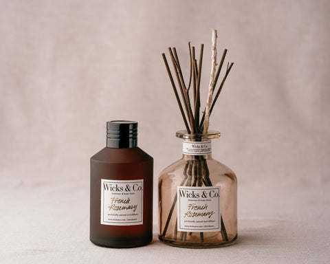 French Rosemary Reed Diffuser Set