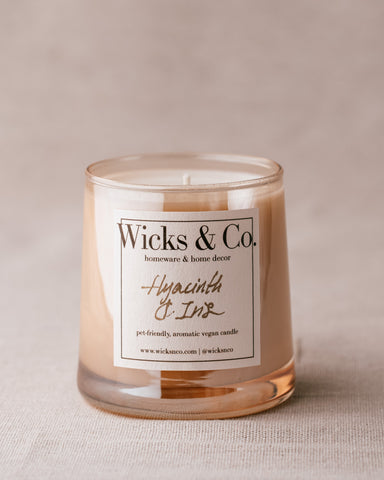 Hyacinth & Iris Organic Soy Wax Candle
