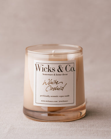 White Orchid Soy Wax Candle