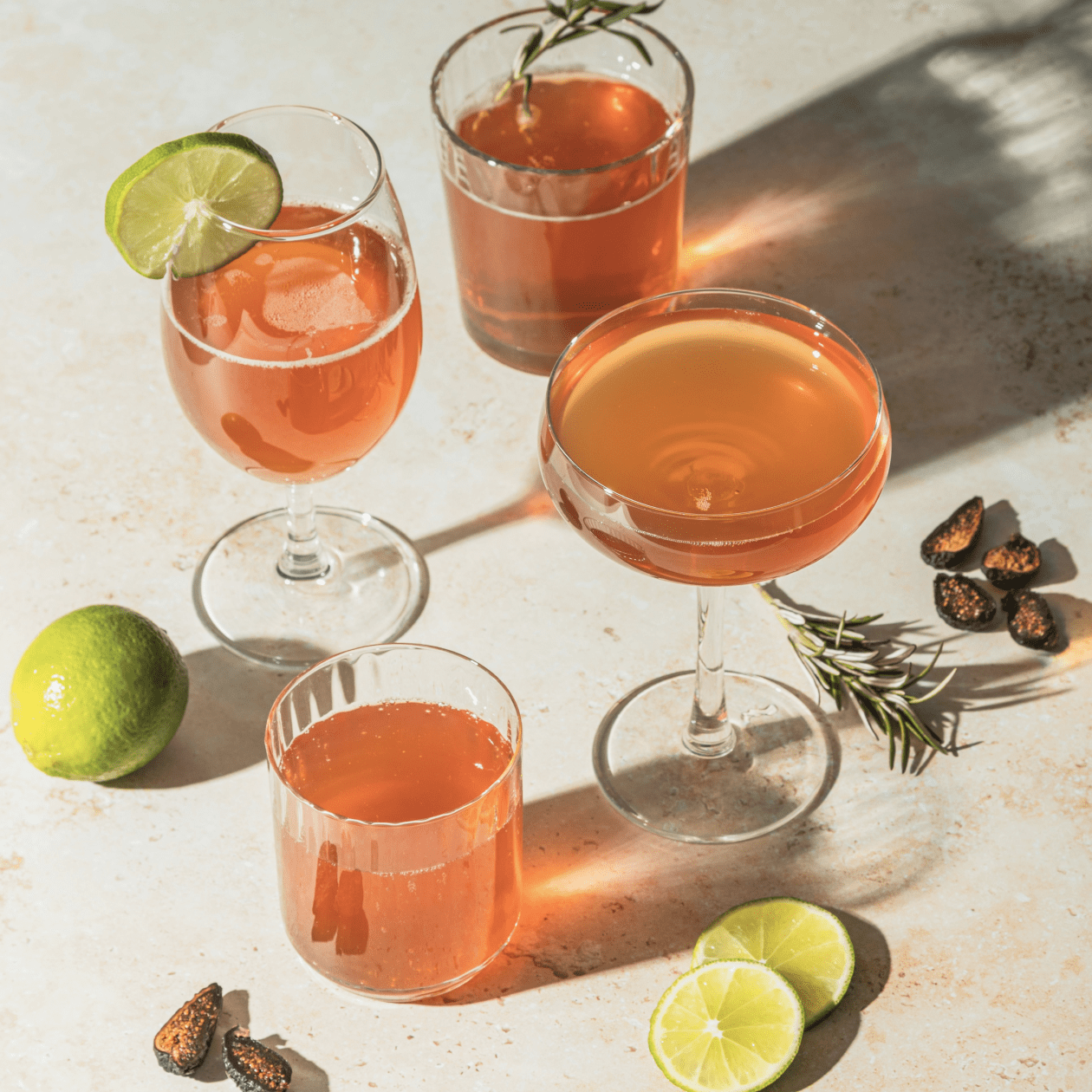 Rosé wine cocktails
