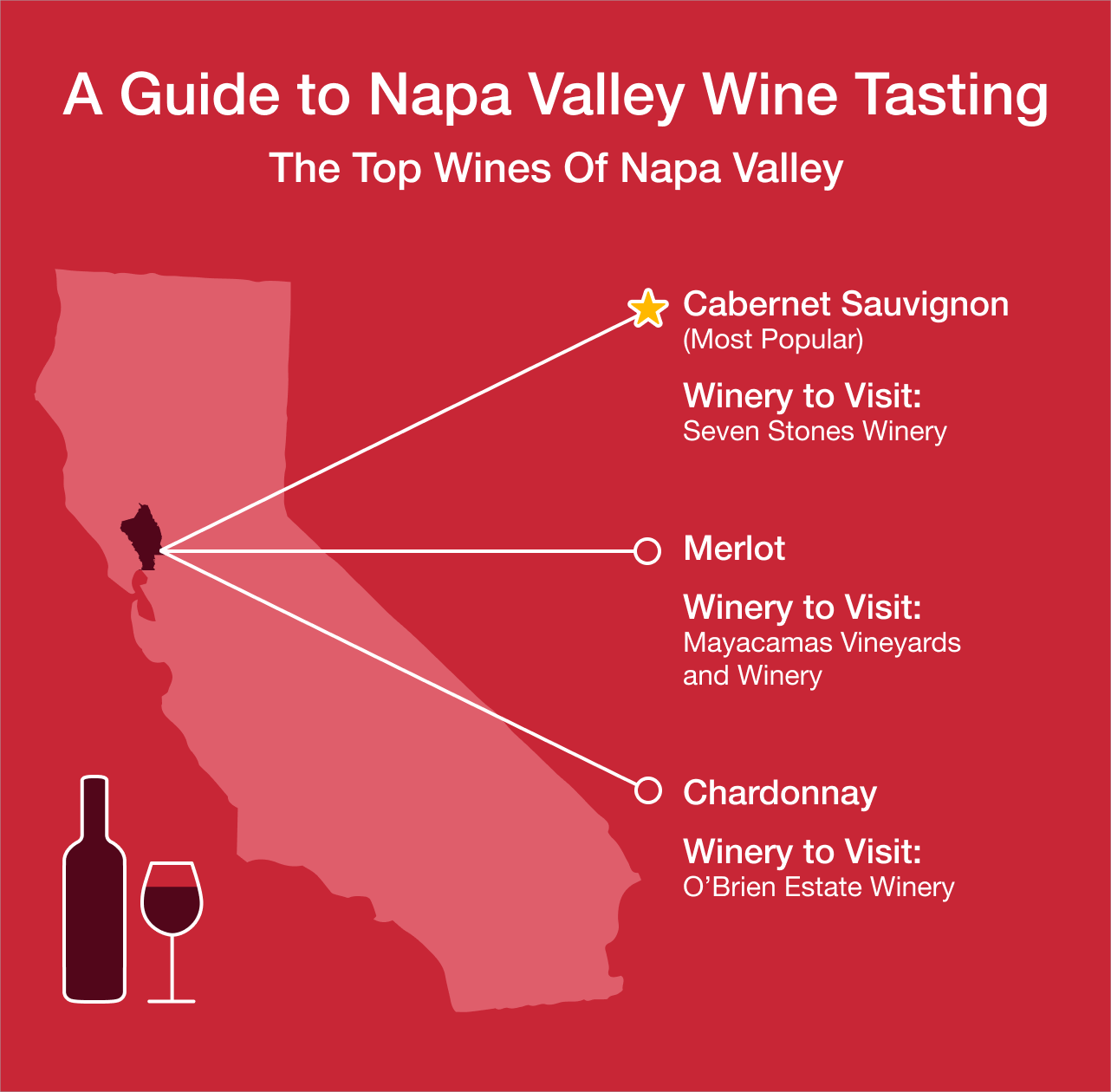 A Guide to Napa Wine Tasting Infographic