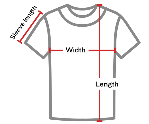 T-Shirt Sizing Chart – Colorful Delights