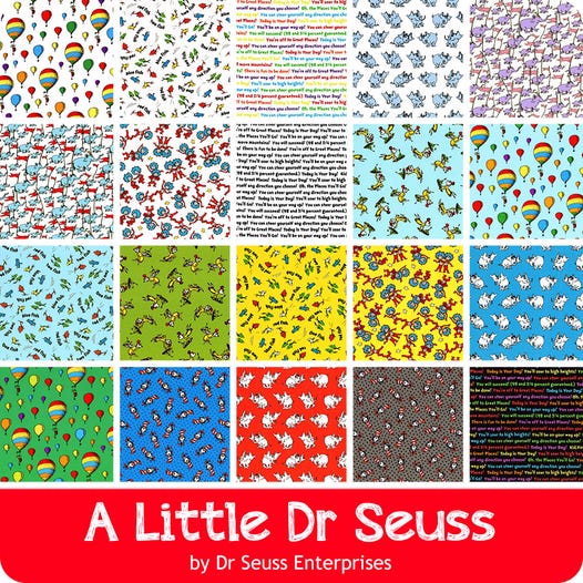 A Little Dr. Seuss Fat Quarter Bundle FQ-1828-20