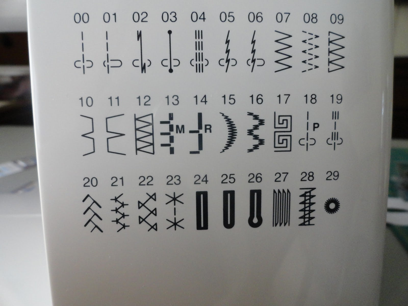 Hemstitch pattern on Sewing machine