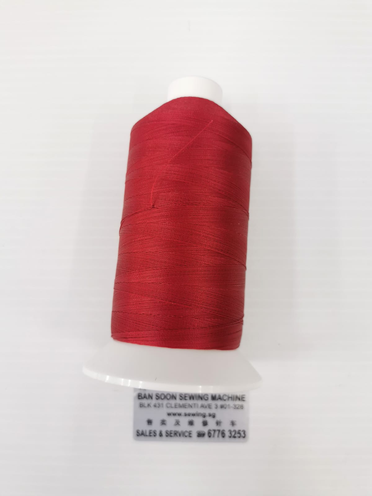 OUTDOOR SEWING THREADS, UV Resistance sewing thread. Specially produced for Shelters, Awnings and all outdoor sewing applications. SERABOND 30 V92 Red